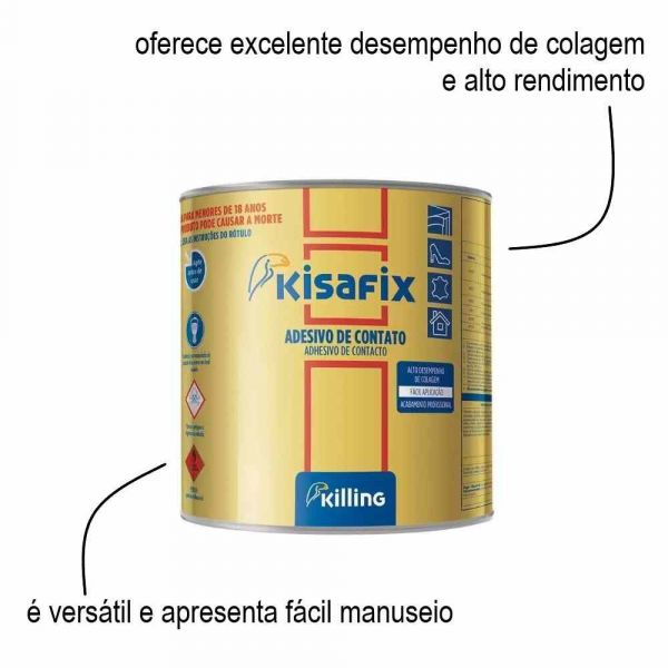 Cola Contato 750G Extra Kisafix