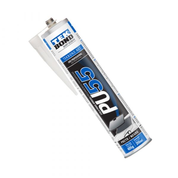 Cola Para-brisas Preto PU55 405g Tekbond