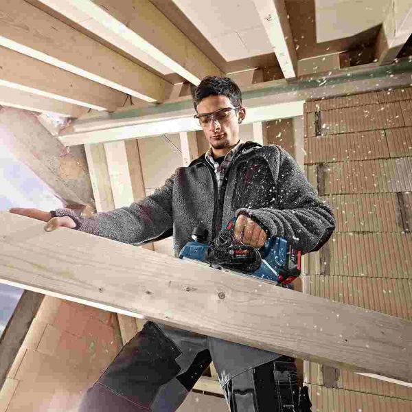 Plaina Bosch à Bateria GHO 18V-LI, 18V, sem Bateria e sem Carregador, em Maleta plástica