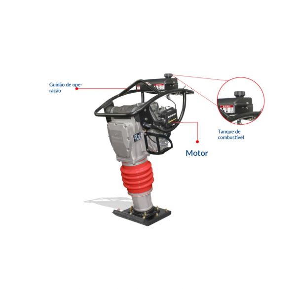 Compactador de Percussão Ram 75M Menegotti