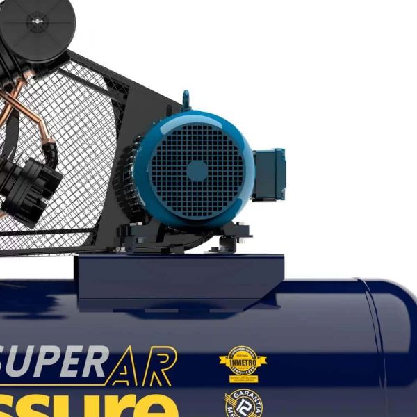 Compressor De Ar 60 Pés 175 PSI 425 Litros Trifásico 220/380V Pressure
