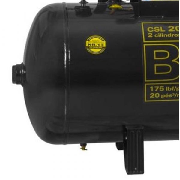 Compressor 20/200 CSL Bravo Trifásica Schulz