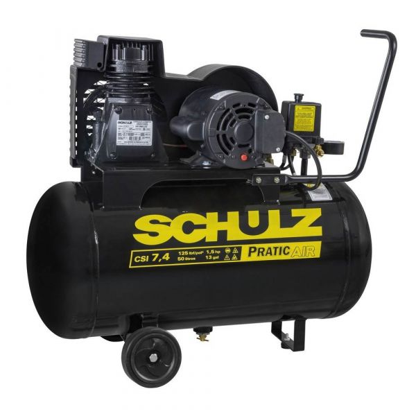 Compressor de Ar Pratic Air CSI 7,4/50 Monofásico 1,5CV Schulz
