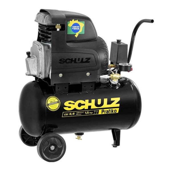 Compressor de Ar Pratiko CSI-6,6 20L 1,5cv Schulz