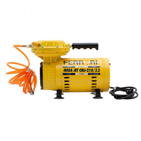 Compressor Ar Direto Mega Jet Monofásico 1/2 HP CMJ-210 Ferrari