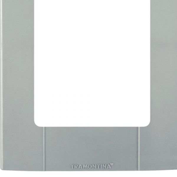 Tampa 3 Postos para Módulos Plastibox Cinza Tramontina