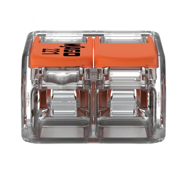 Conector de Emenda 2 Polos 221-412 0,14-4,0mm² Wago