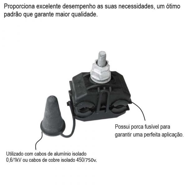 Conector Derivação Perfurante Cdp 10-150 Penzel