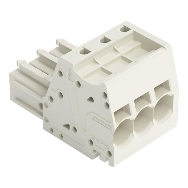 Conector Fêmea 3 Polos 831-3103 de até 10mm² Wago
