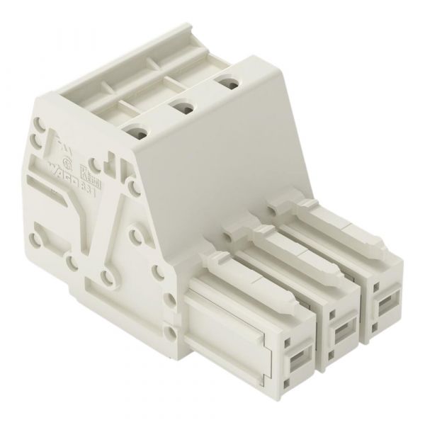 Conector Fêmea 3 Polos 831-3103 de até 10mm² Wago