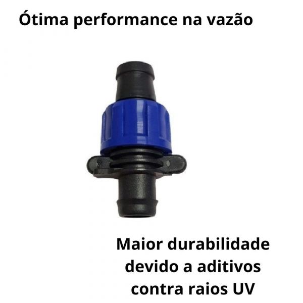 Conector Inicial Para Fita Gotejador Com Trava 16mm RSB