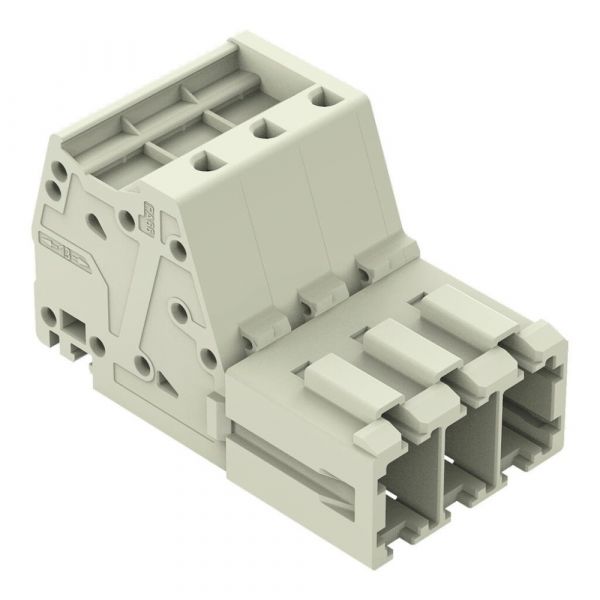 Conector Macho 3 Polos 831-3203 de até 10mm² Wago