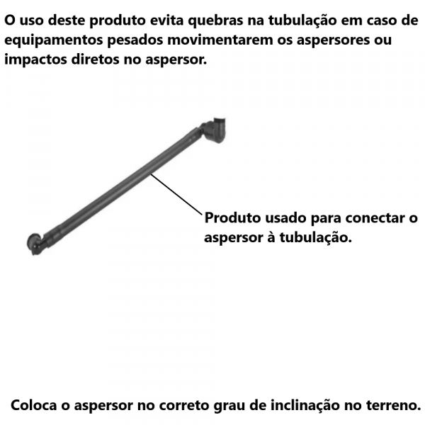 Conexão Swing Assembly 30cm 3/4x3/4 Plasnova 