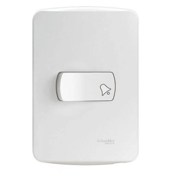 Conjunto Campainha Pulsador 10A 250V Miluz Schneider Eletric S3B62460