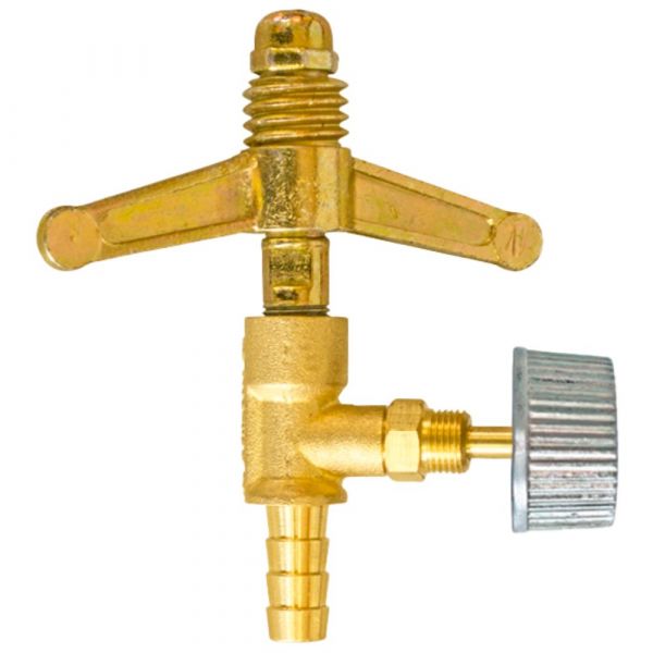 Conjunto com Niple Borboleta e Registro de Saída BM 5/16 Pol. Maqenge