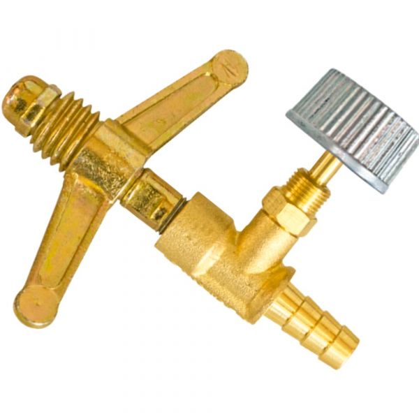 Conjunto com Niple Borboleta e Registro de Saída BM 5/16 Pol. Maqenge