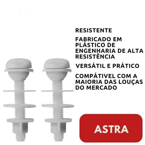 Conjunto de Fixação para Caixa Acoplada Astra