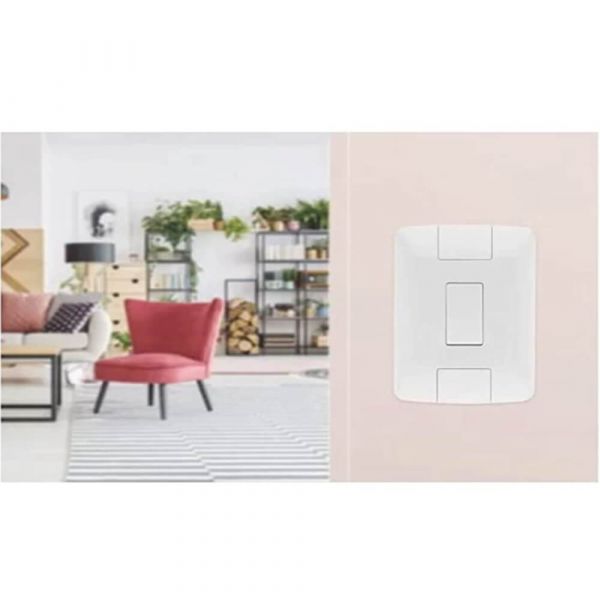 Conjunto Montado Aria 4x2 1 Interruptor Simples 10A 250v Tramontina Consumo