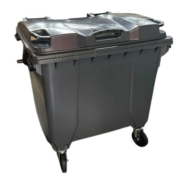 Container de Lixo 1000 Litros Cinza Lar Plásticos