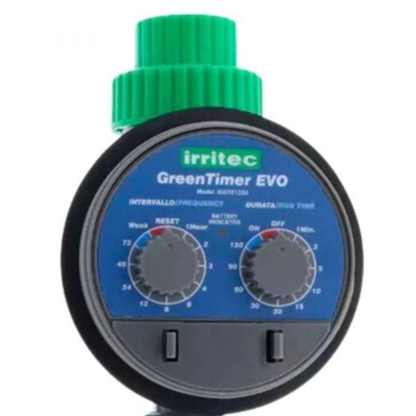 Controlador Eletronico com Baterias Green Timer Evo Irritec