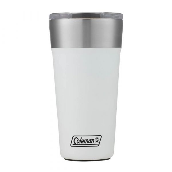 Copo Térmico Inox com Abridor 600ml Branco Coleman