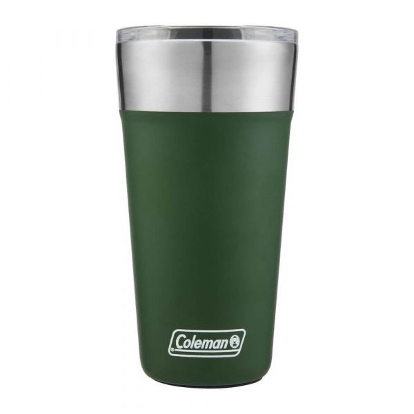 Copo Térmico Verde em Inox Com Abridor 600ml Coleman