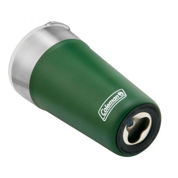 Copo Térmico Verde em Inox Com Abridor 600ml Coleman