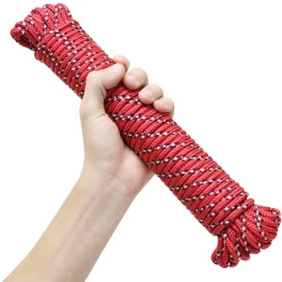 Corda Trançada 6mmX20 Metros Cores Sortidas Cordoria Brasil