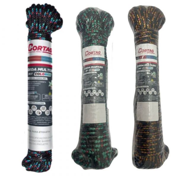 Corda Mult Meada 10mm x 30 Metros Cortag