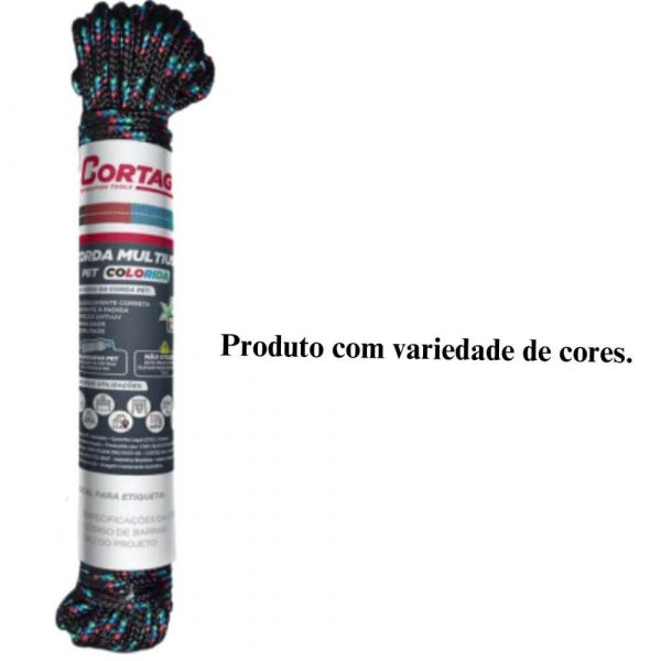 Corda Mult Meada 10mm x 30 Metros Cortag