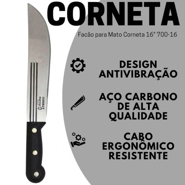Facão para Mato Corneta 16