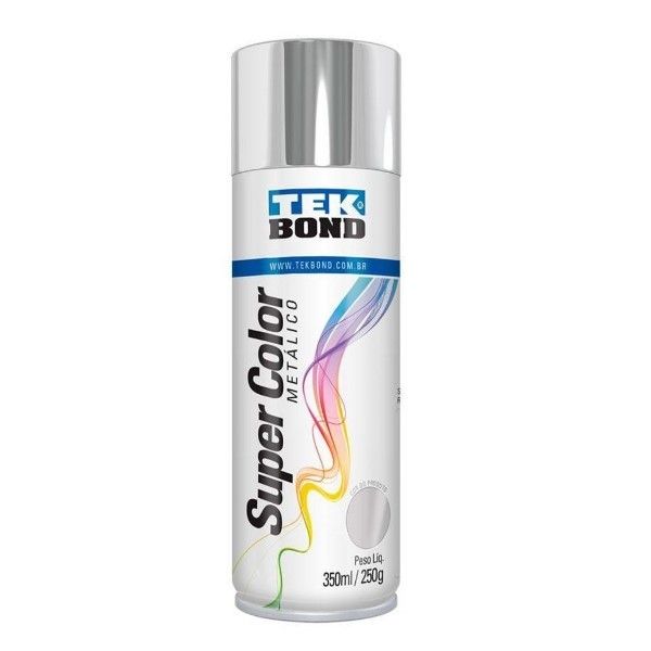 Tinta Spray Cromado Metálico 350ml- TekBond