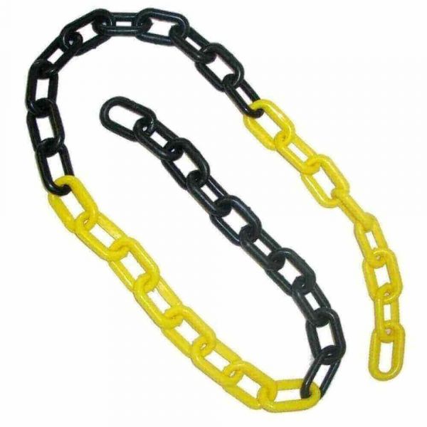 1 metro Corrente Zebrada Elo Pequeno 5mm Pro Safety Plastcor