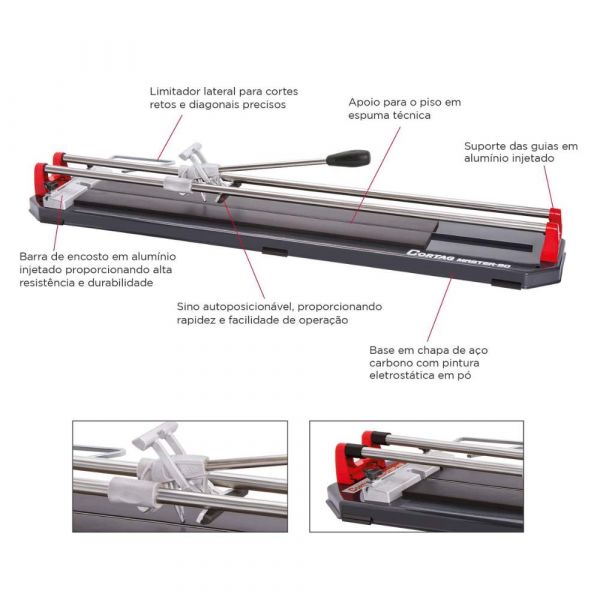 Cortador Cerâmica Master 75 Cortag