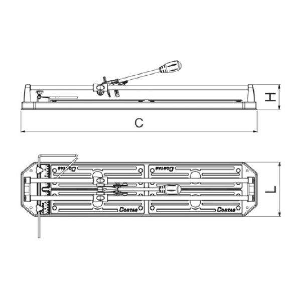 Cortador de Cerâmica New Master 90 Cortag