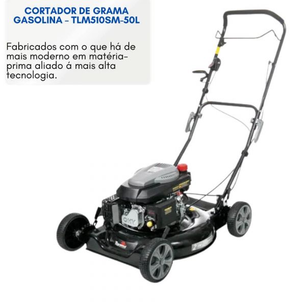 Cortador de Grama Gas. 5Hp Sem Recolhedor TLM510SM-50L Toyama