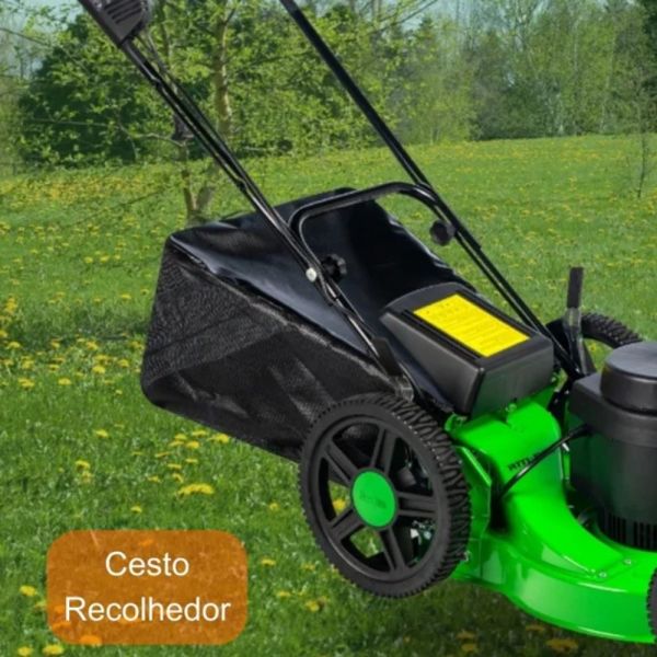 Cortador de Grama Monofásico RM-80E 2500W com Recolhedor Trapp