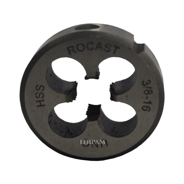 Cossinete Manual HSS 3/8 UNC- Rocast