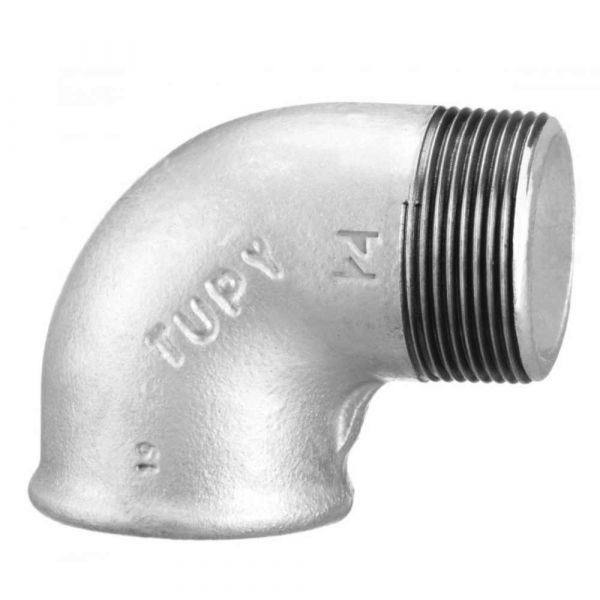 Cotovelo Galvanizado 90° NPT Macho-Fêmea 3/4