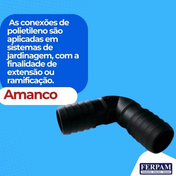 Cotovelo Interno Polietileno 90° Duplo 1/2