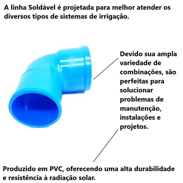 Cotovelo Soldável Irrigação BB DN100 PTI Conexão