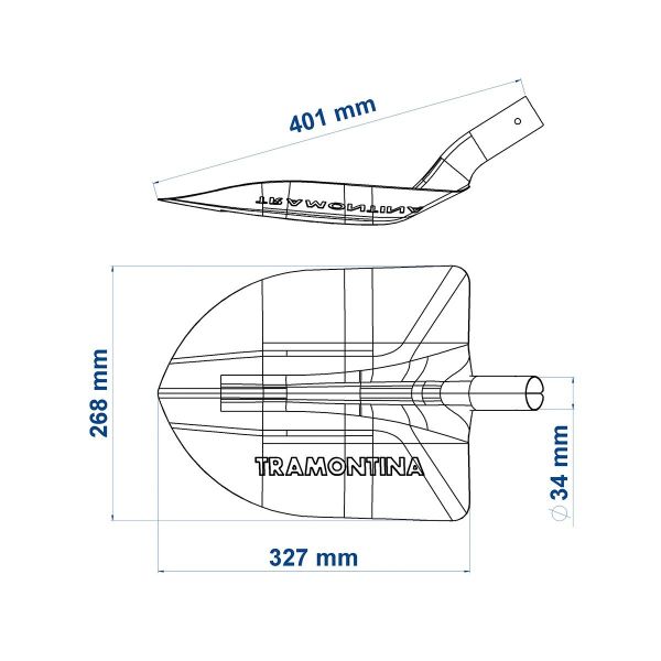 Pá sem Cabo N 4- Tramontina