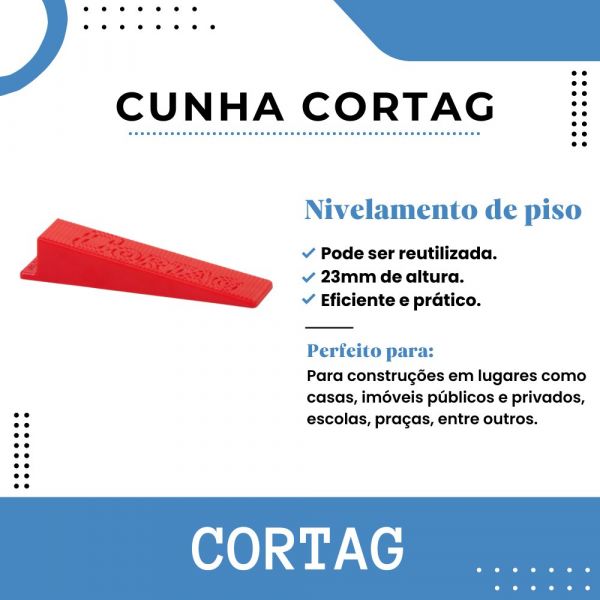 Cunha para Nivelamento de Piso Cortag