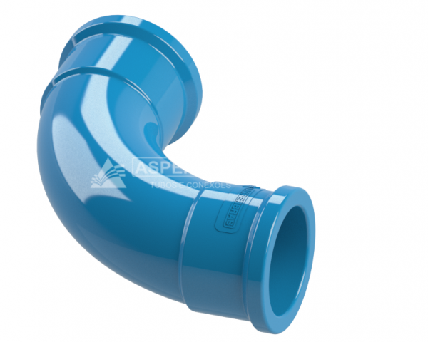 Curva 90° Soldável Agro 25mm Asperbras 