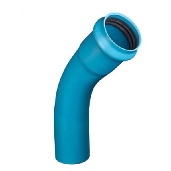 Curva 45° Defofo JIR com Vedação PN125 DN100 PTI Conexões