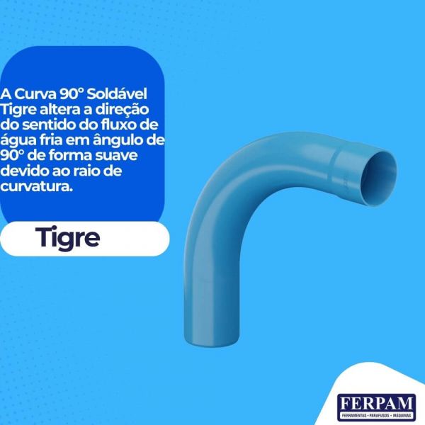 Curva 90º Irrigação DN50 Tigre