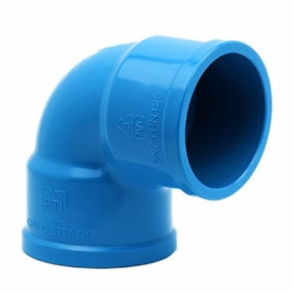 Curva Curta PB 90º Soldável Irrigação PN125 DN75 PTI Conexões