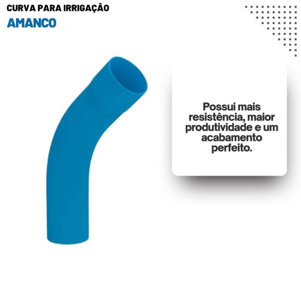 Curva de 45º para Irrigação DN-150 Amanco