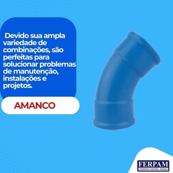 Curva Irrigação 45° CB DN50 Amanco
