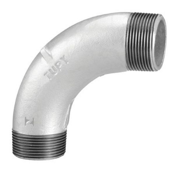 Curva Macho Galvanizado 90º 2.1/2